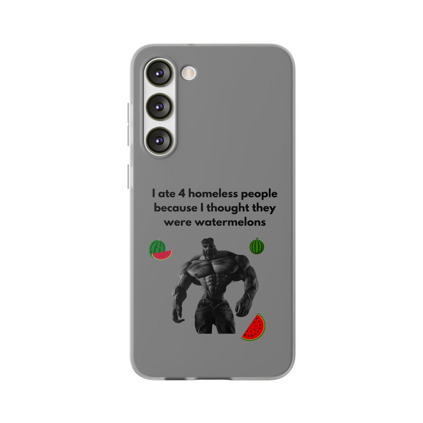 "I ate 4 homeless people" High Quality Phone Cases