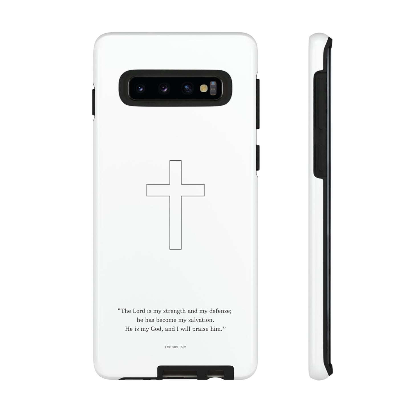 "Exodus 15:2" Premium Quality Phone Case