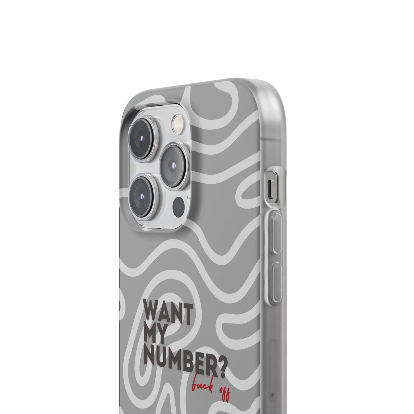 "Want my number?" High Quality Phone Case