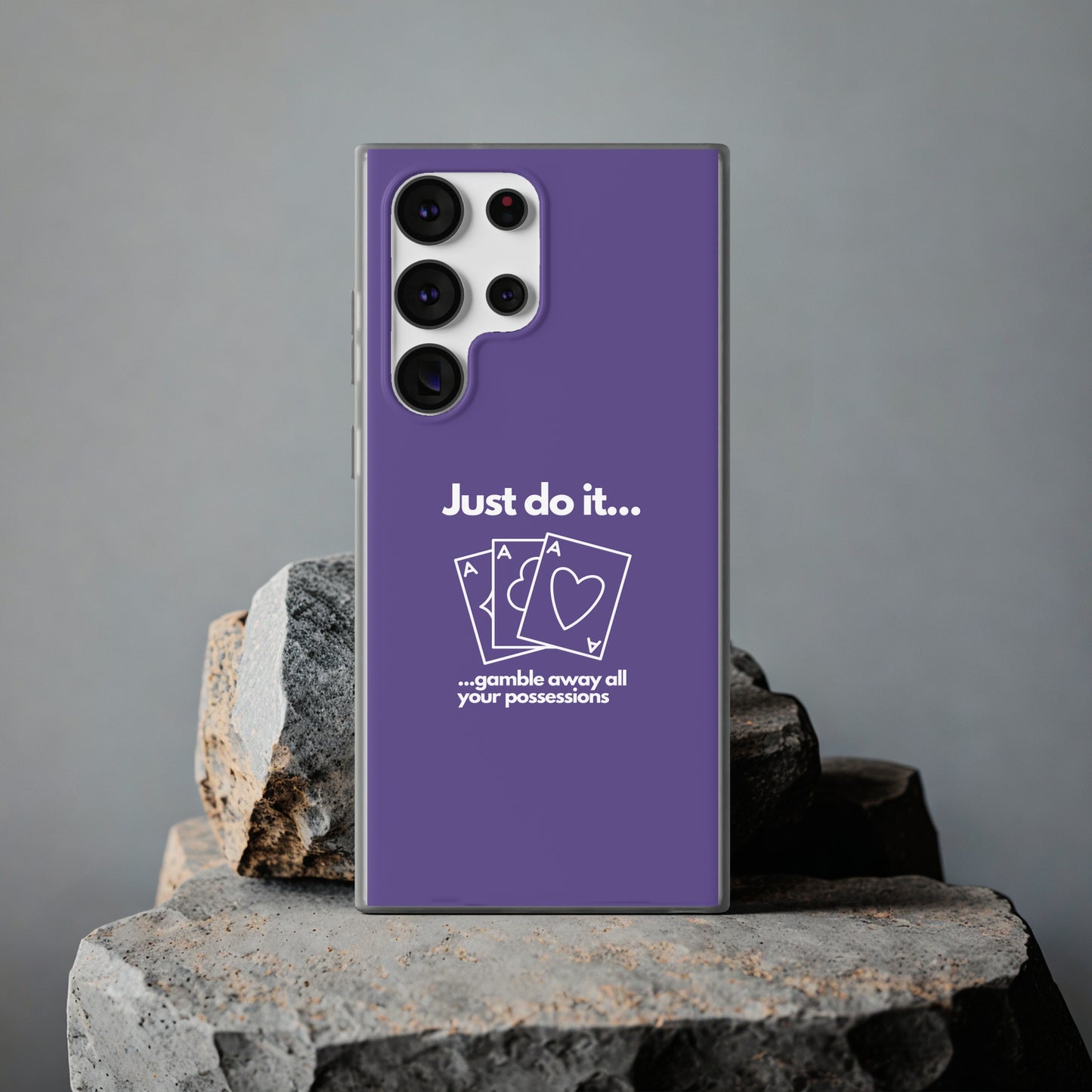 "Just do it... gamble" High Quality Phone Case