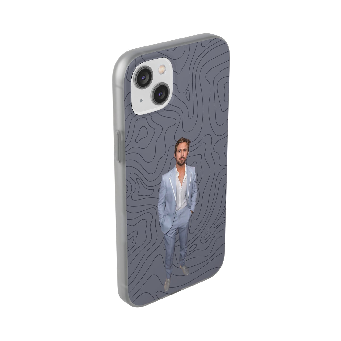 "Ryan Gosling blue" High Quality Phone Case