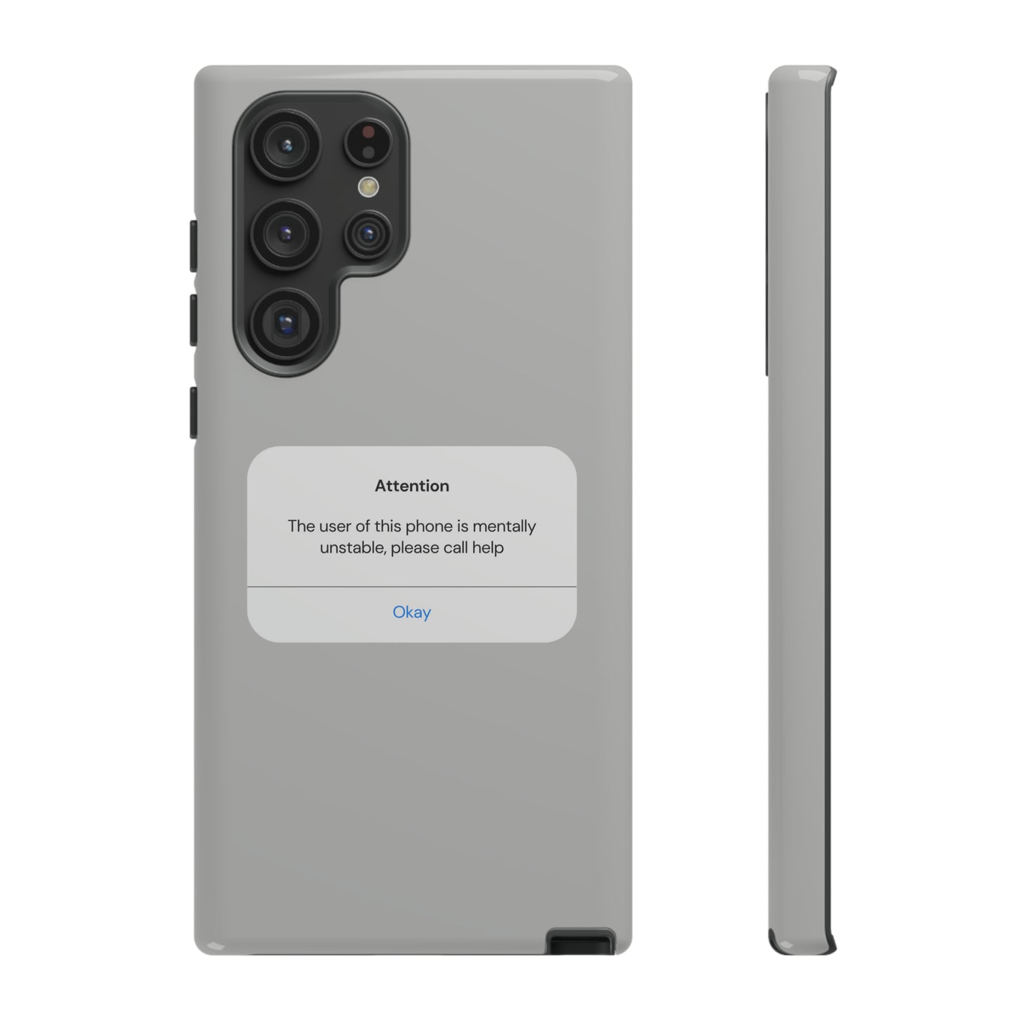 "Attention Notification" Premium Quality Phone Case