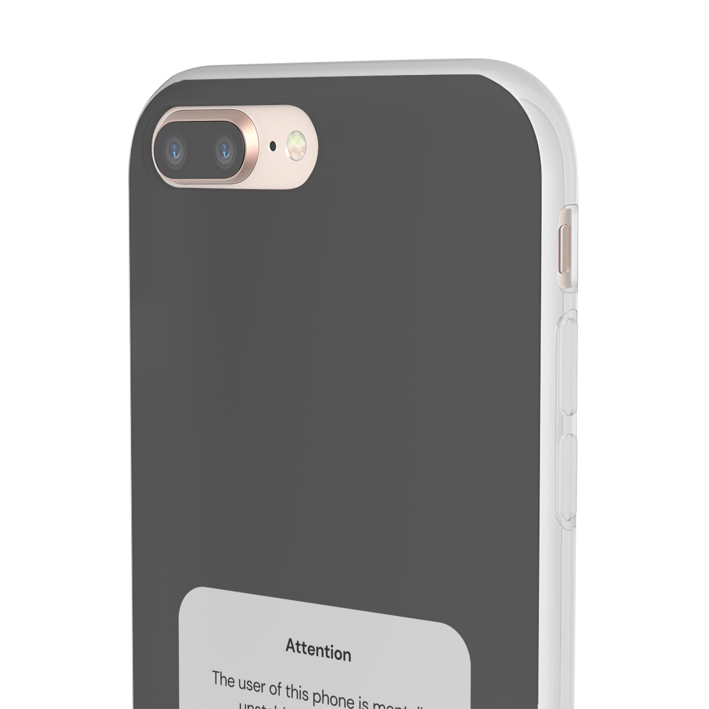 "Attention Notification" High Quality Phone Case