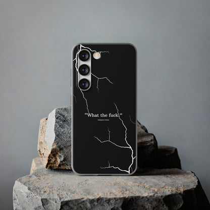 "What the fuck quote" High Quality Phone Case