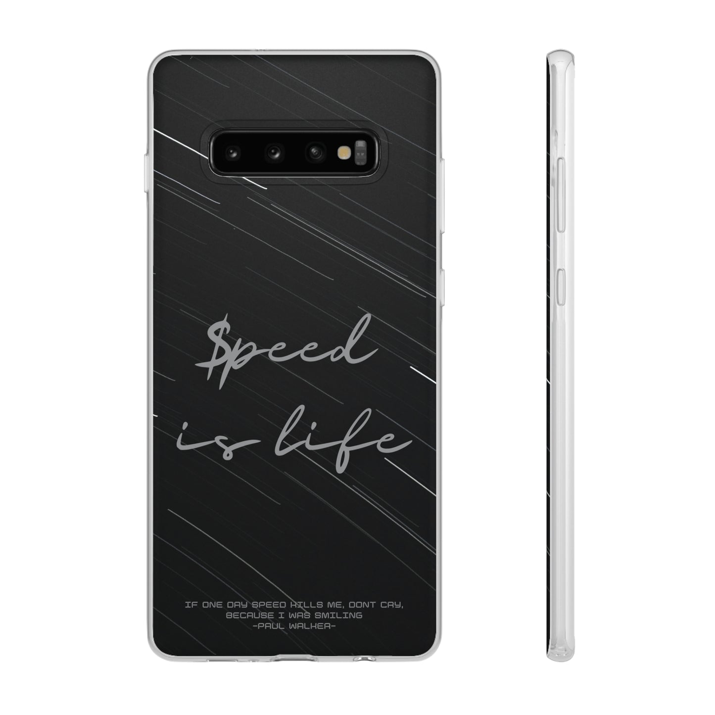 "Speed is life" High Quality Phone Case