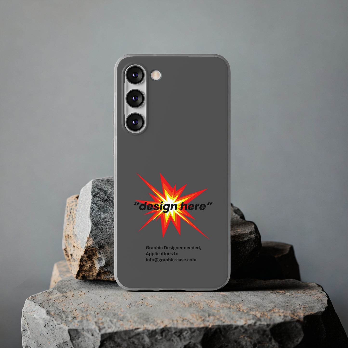 "Design here" High Quality Phone Case