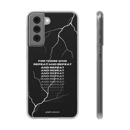 "For those who repeat and repeat..." High Quality Phone Case