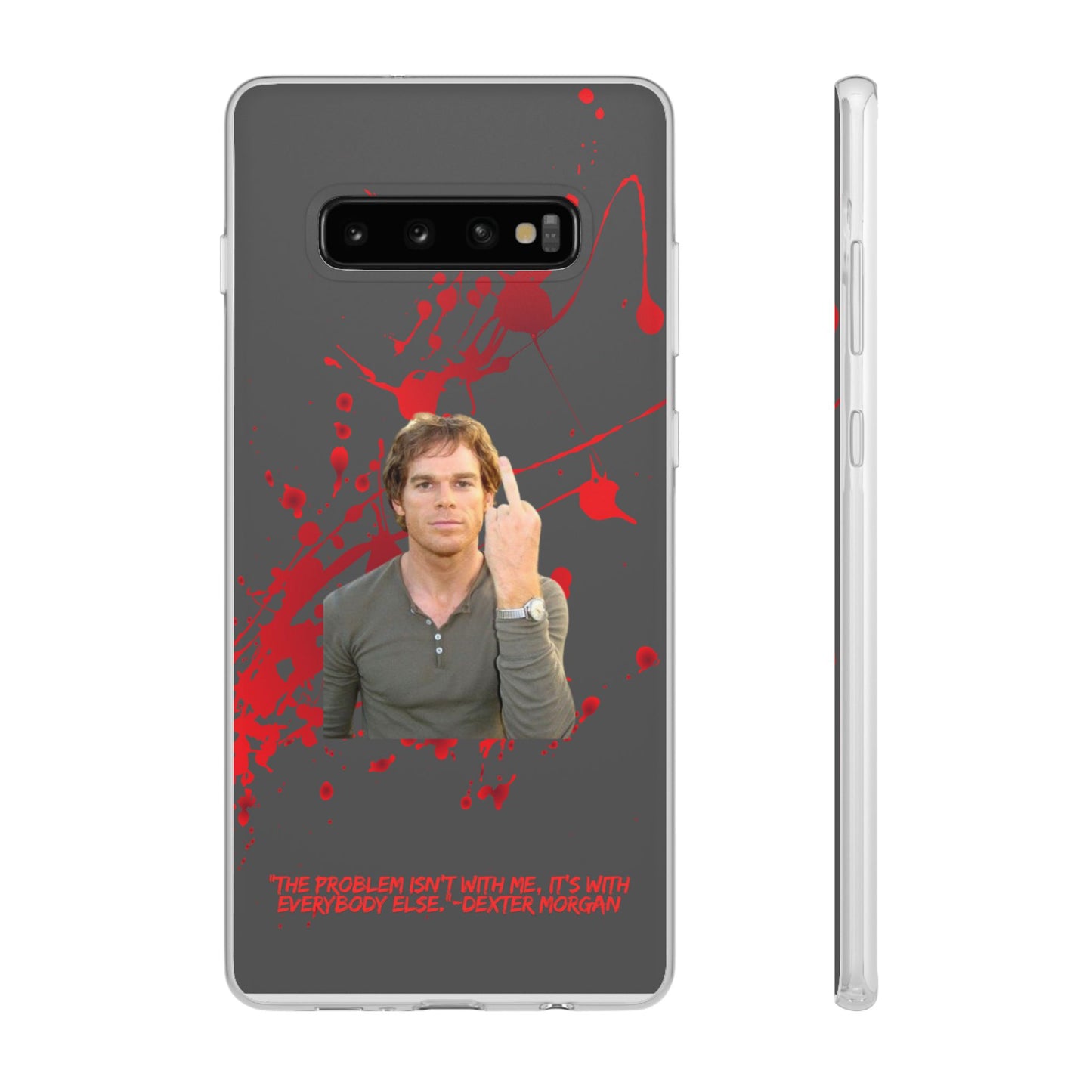 Dexter Middle Finger High Quality Phone Case