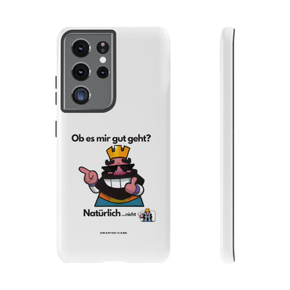 "Ob es mir gut geht?" Premium Quality Phone Case