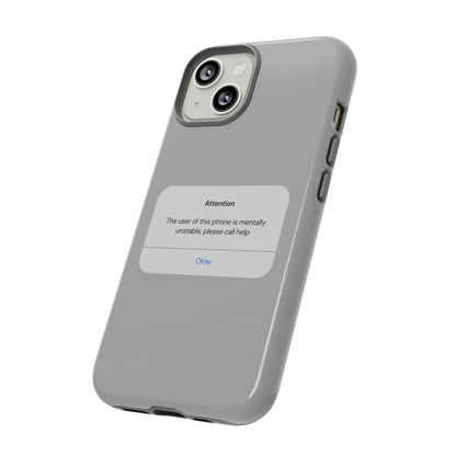 "Attention Notification" Premium Quality Phone Case