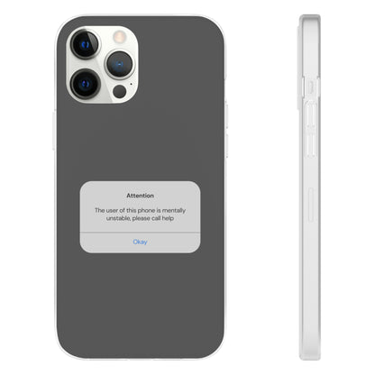 "Attention Notification" High Quality Phone Case