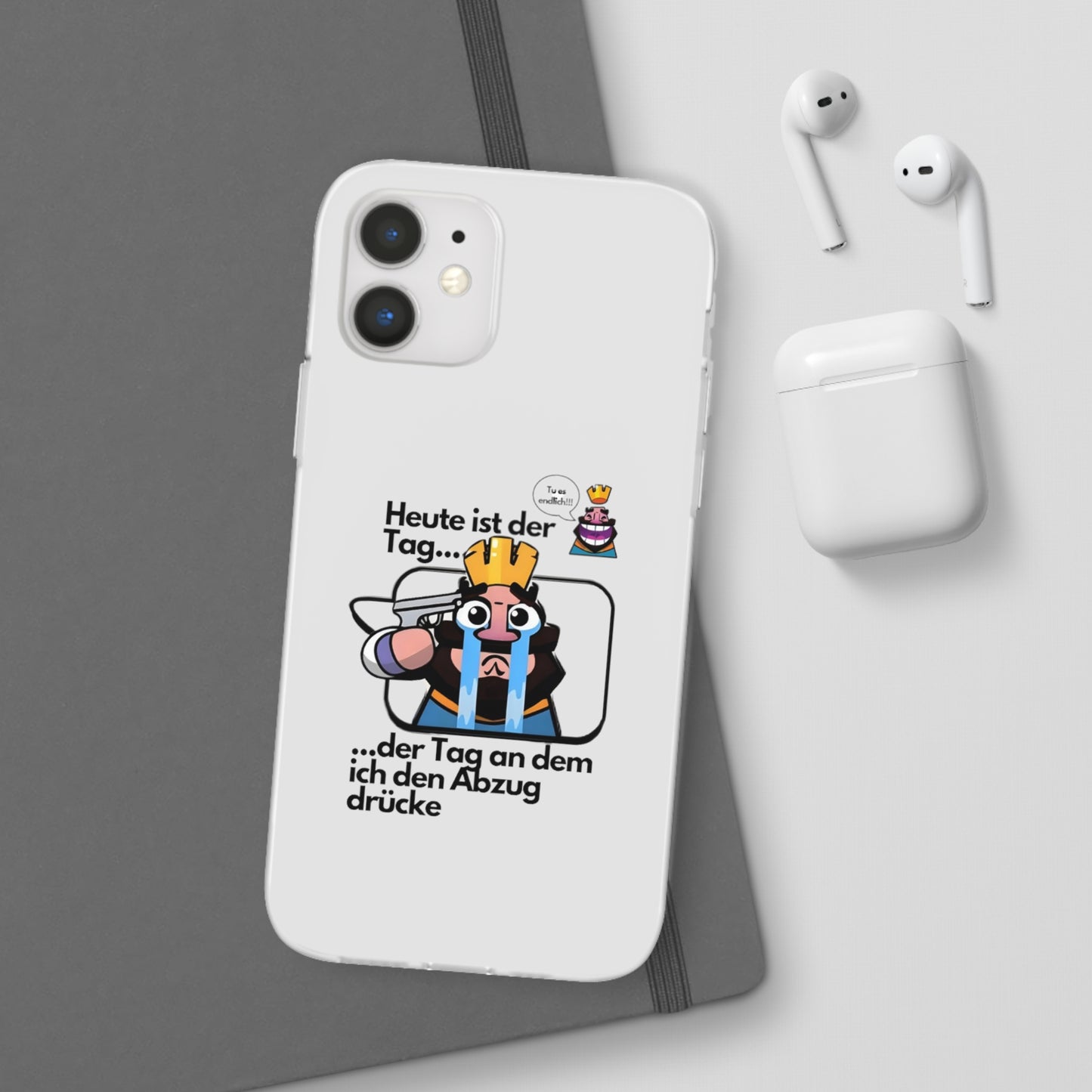 "Heute ist der Tag ... der Tag an dem ich den Abzug drücke" High Quality Phone Case