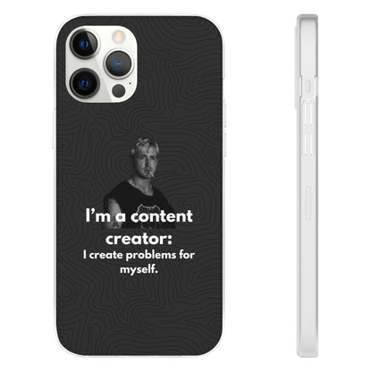 "I'm a content creator" High Quality Phone Case