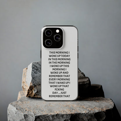 "THIS MORNING" High Quality Phone Case