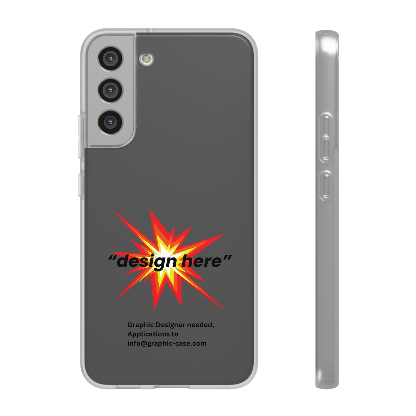 "Design here" High Quality Phone Case