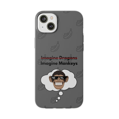 "Imagine Monkeys" High Quality Phone Case