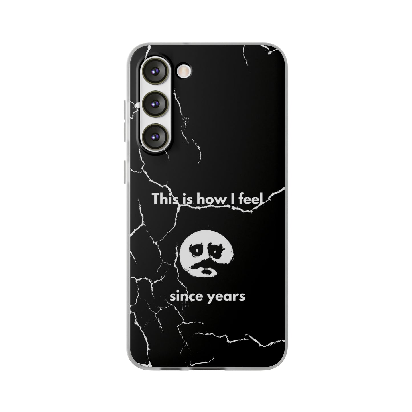 "This is how I feel since years" High Quality Phone Case