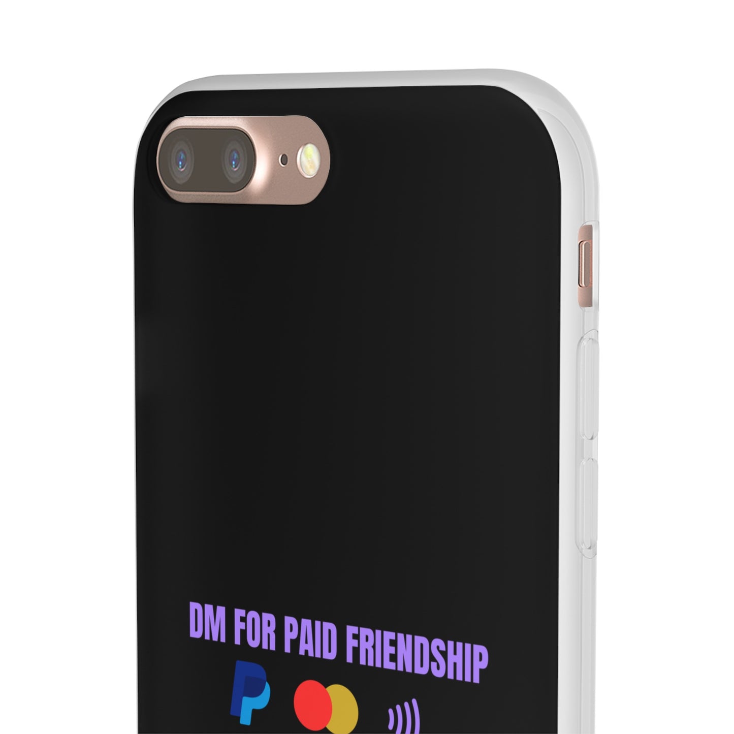 "DM for paid friendship" High Quality Phone Case