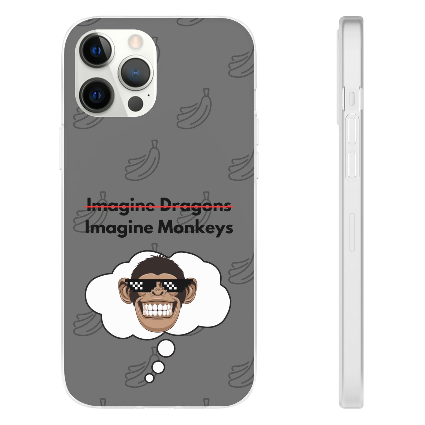 "Imagine Monkeys" High Quality Phone Case