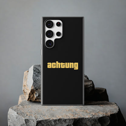 "Achtung" High Quality Phone Case