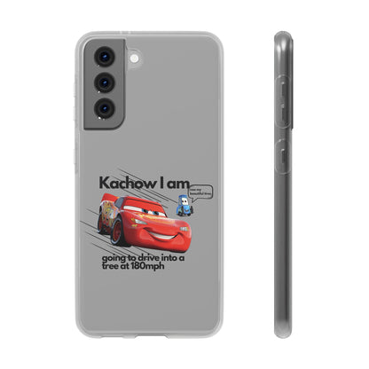 "Kachow into a tree" High Quality Phone Case