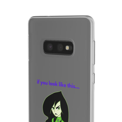 "If you look like this..." High Quality Phone Case