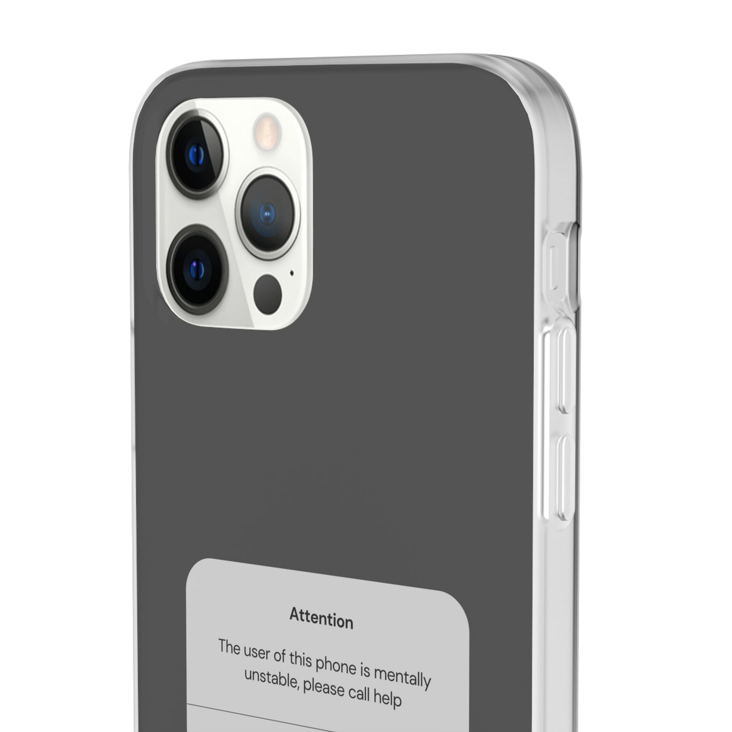 "Attention Notification" High Quality Phone Case