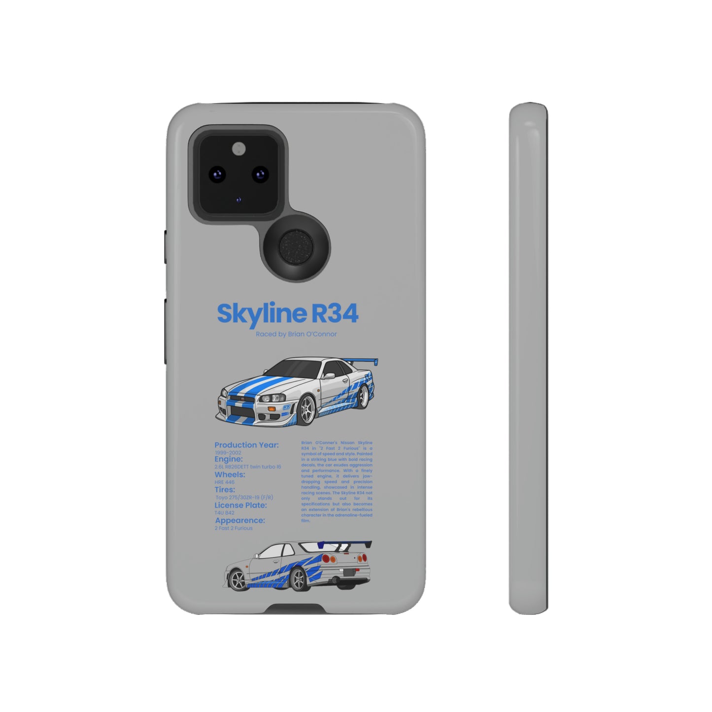 "Skyline R34" Premium Quality Phone Case