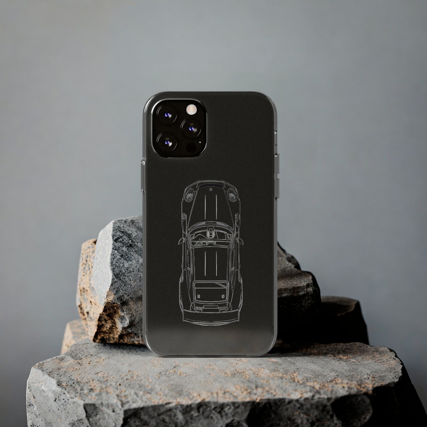 "Car Blueprint" High Quality Phone Case