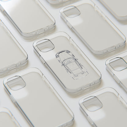 "Car Blueprint" High Quality Phone Case