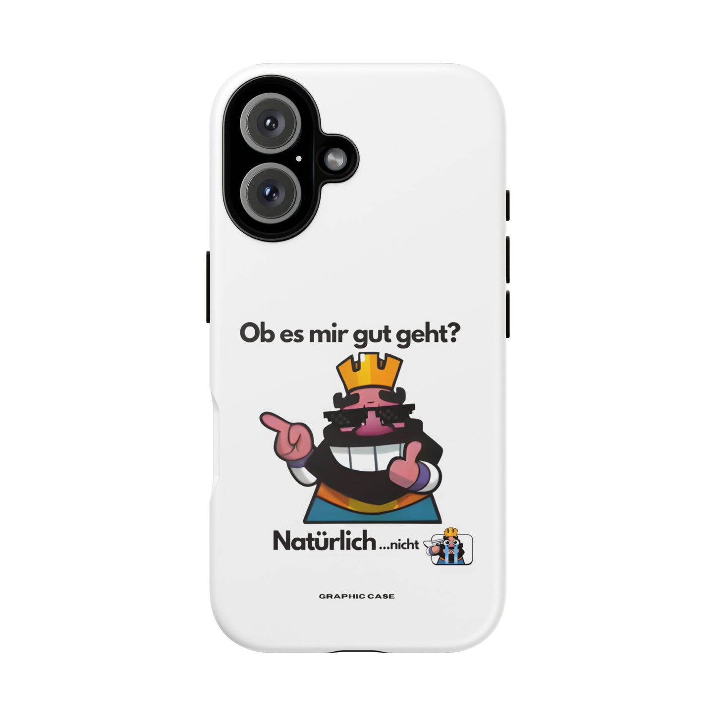 "Ob es mir gut geht?" Premium Quality Phone Case