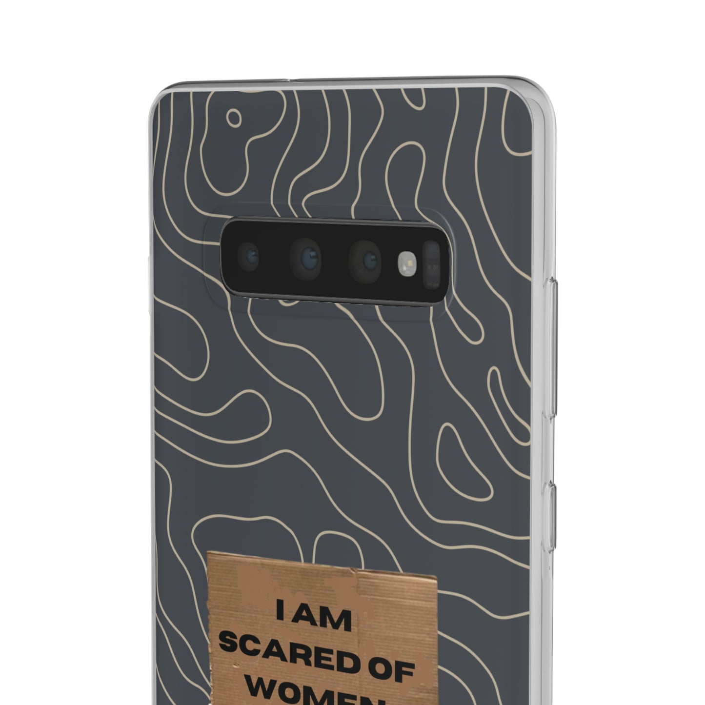 "I am scared of women" High Quality Phone Case