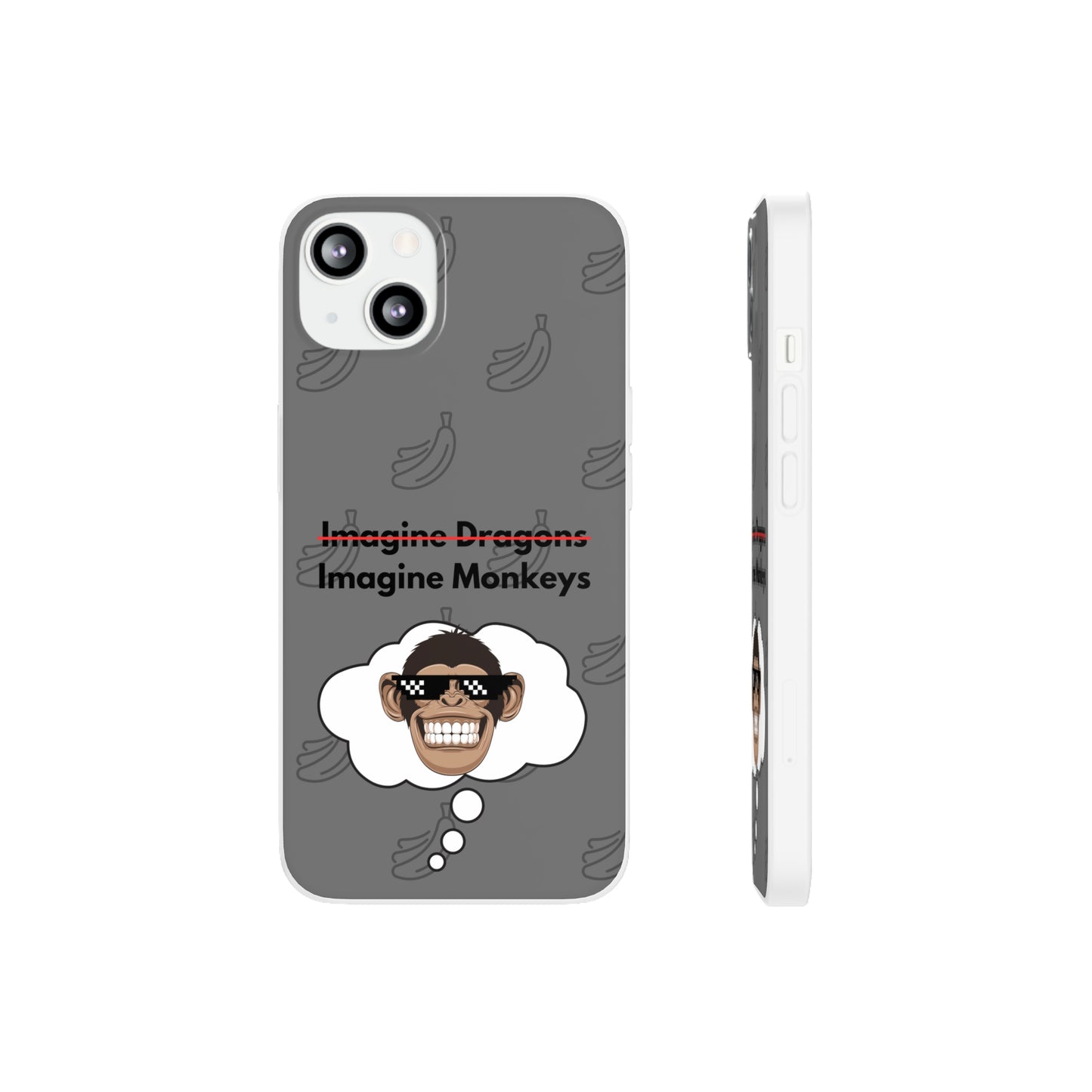 "Imagine Monkeys" High Quality Phone Case