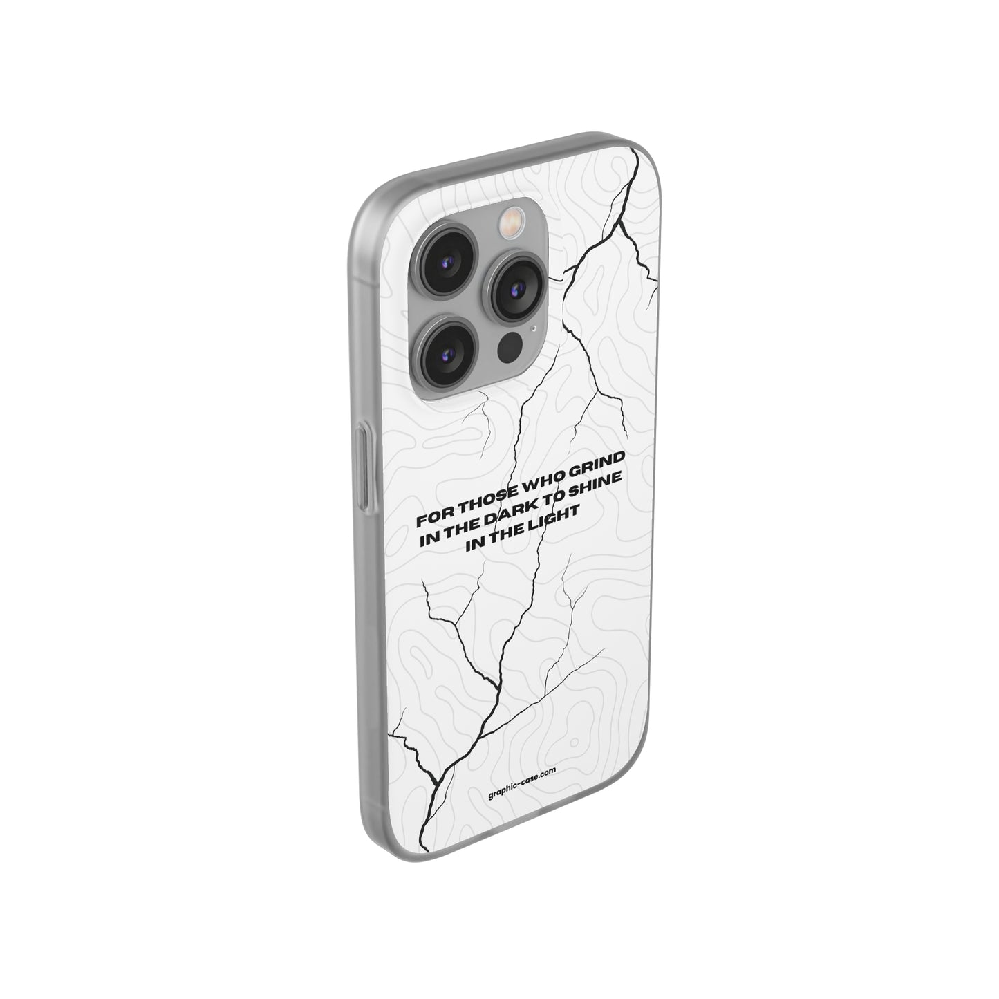 "For those who grind in the dark to shine in the light" High Quality Phone Cases