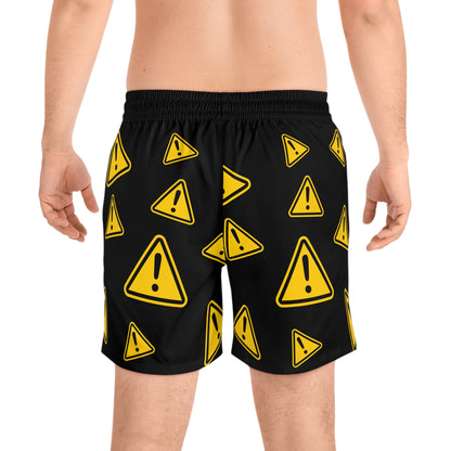 "Warning: may attract mermaids" Swim Shorts