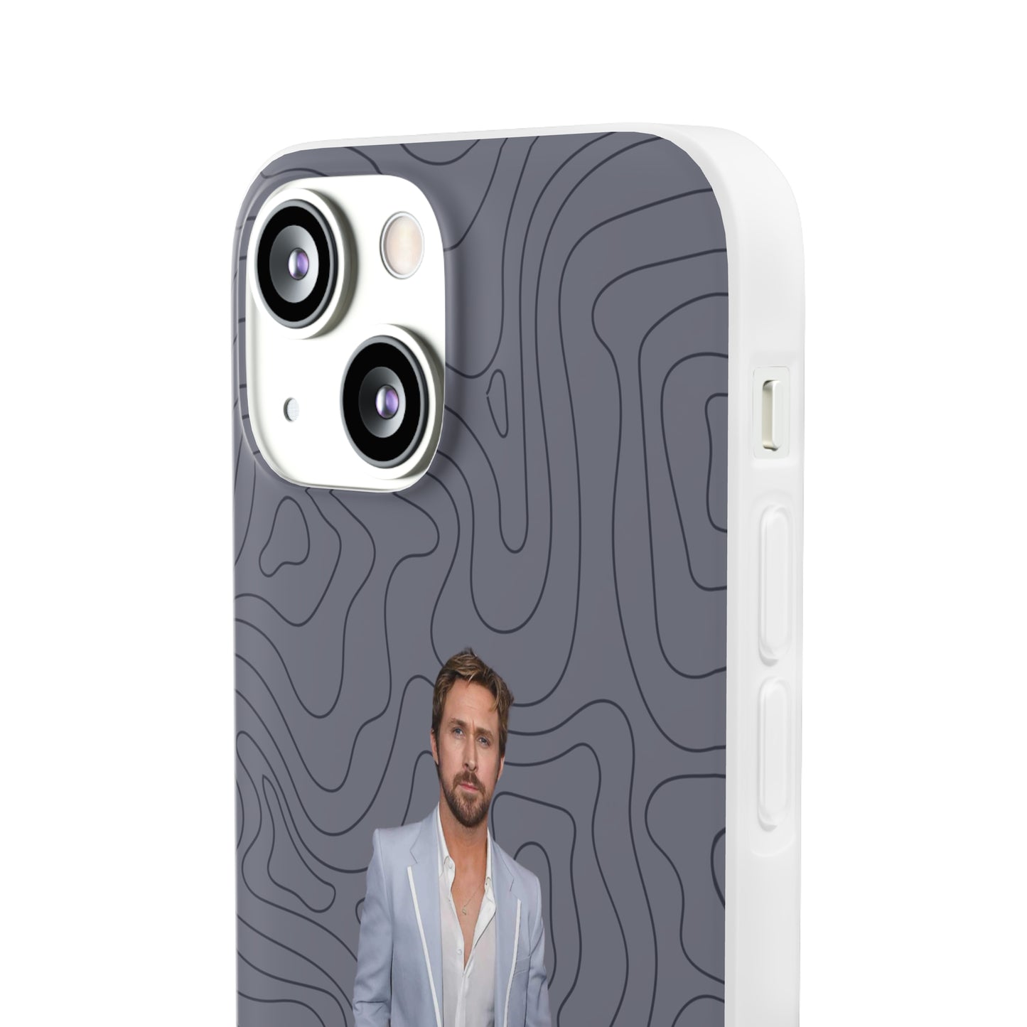 "Ryan Gosling blue" High Quality Phone Case