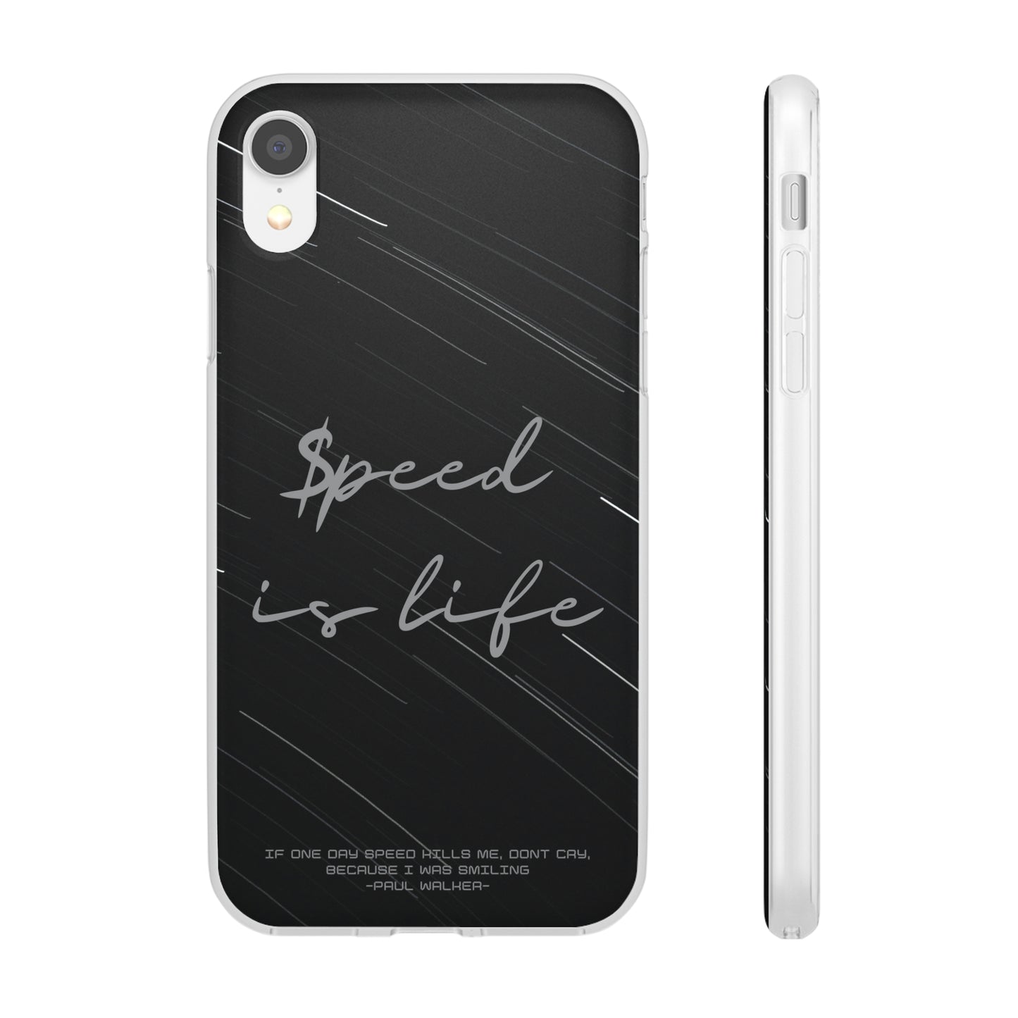 "Speed is life" High Quality Phone Case