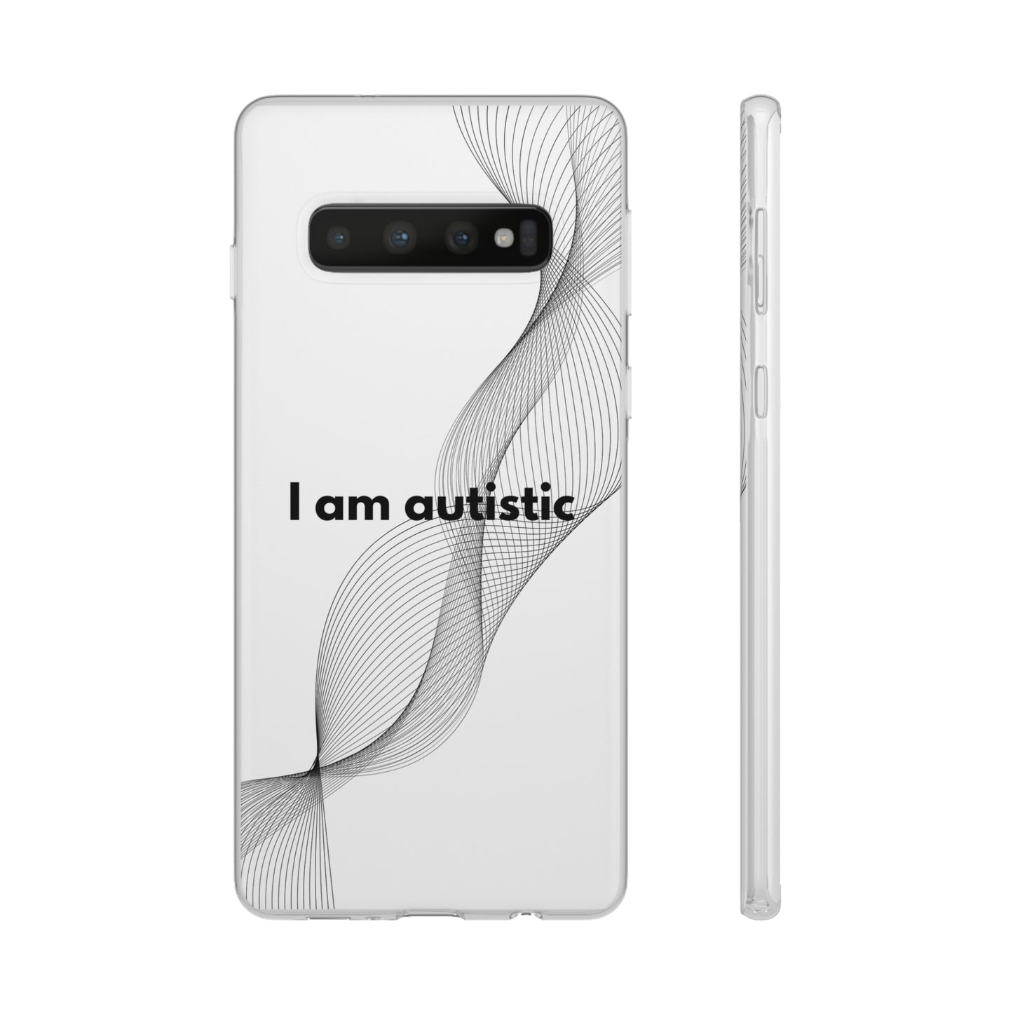 "I am autistic" High Quality Phone Case