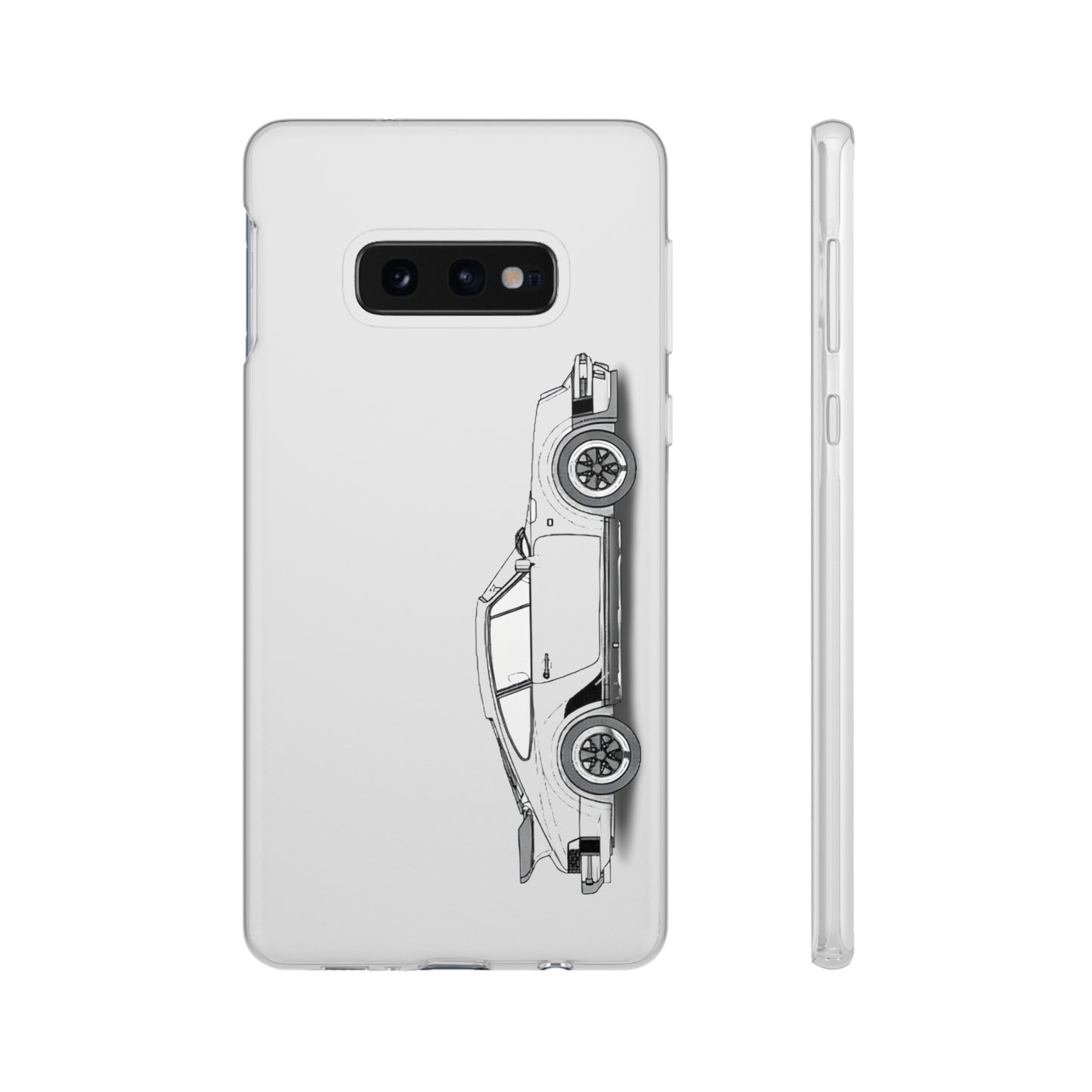 "Car Blueprint 2" High Quality Phone Case