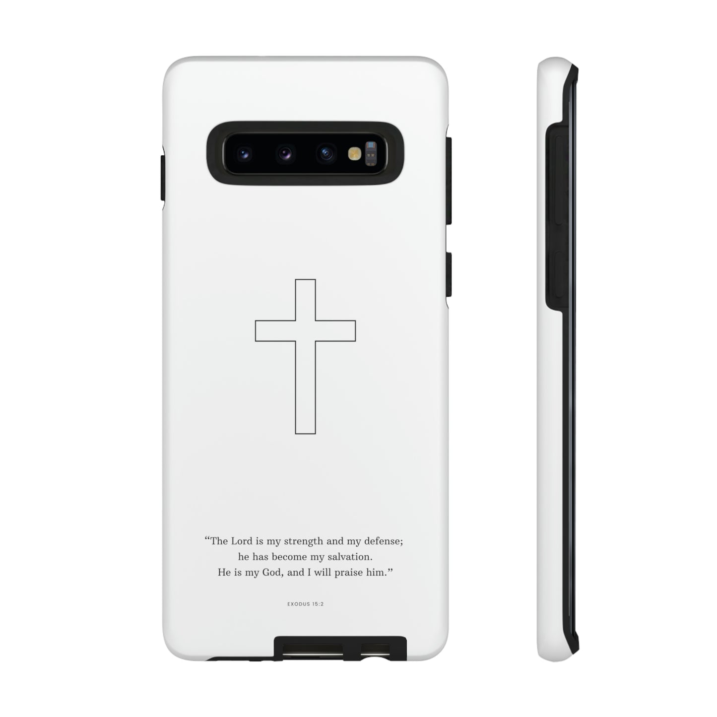 "Exodus 15:2" Premium Quality Phone Case