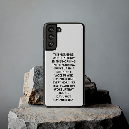 "THIS MORNING" High Quality Phone Case