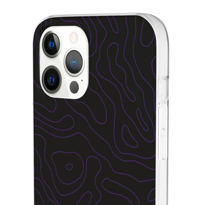 "Purple Topography" High Quality Phone Case