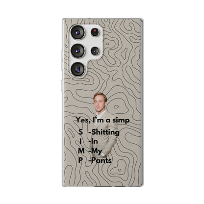 "Yes, I'm a simp" High Quality Phone Case