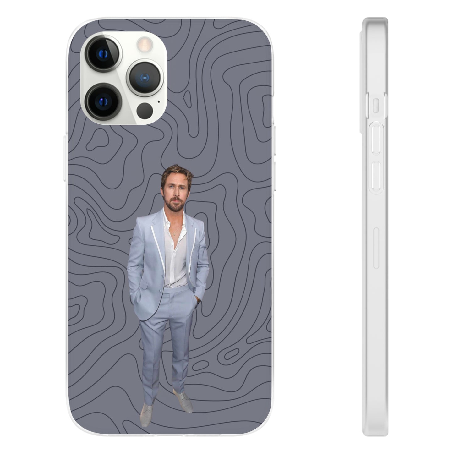 "Ryan Gosling blue" High Quality Phone Case