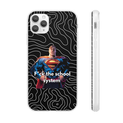 "F*ck the school system" High Quality Phone Case