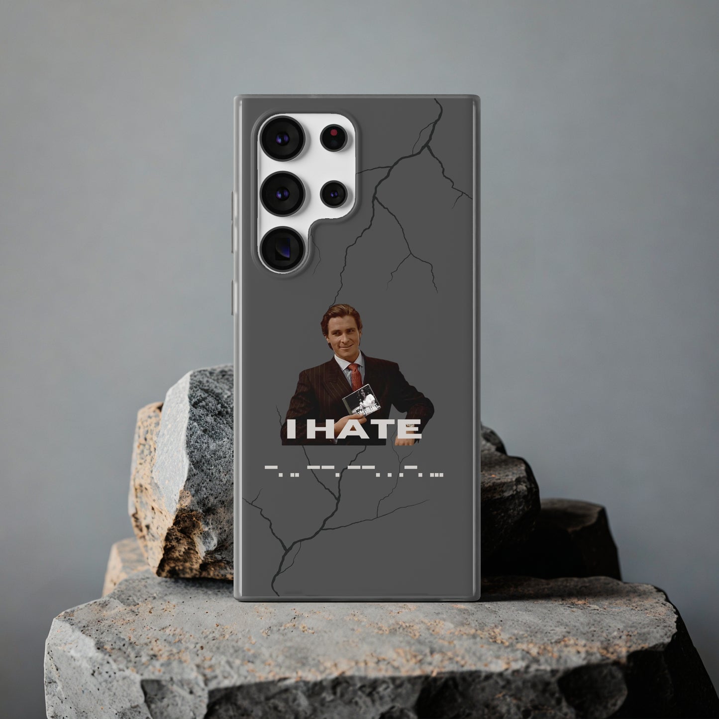 "I hate -. .. --. --. . .-. ... " High Quality Phone Case