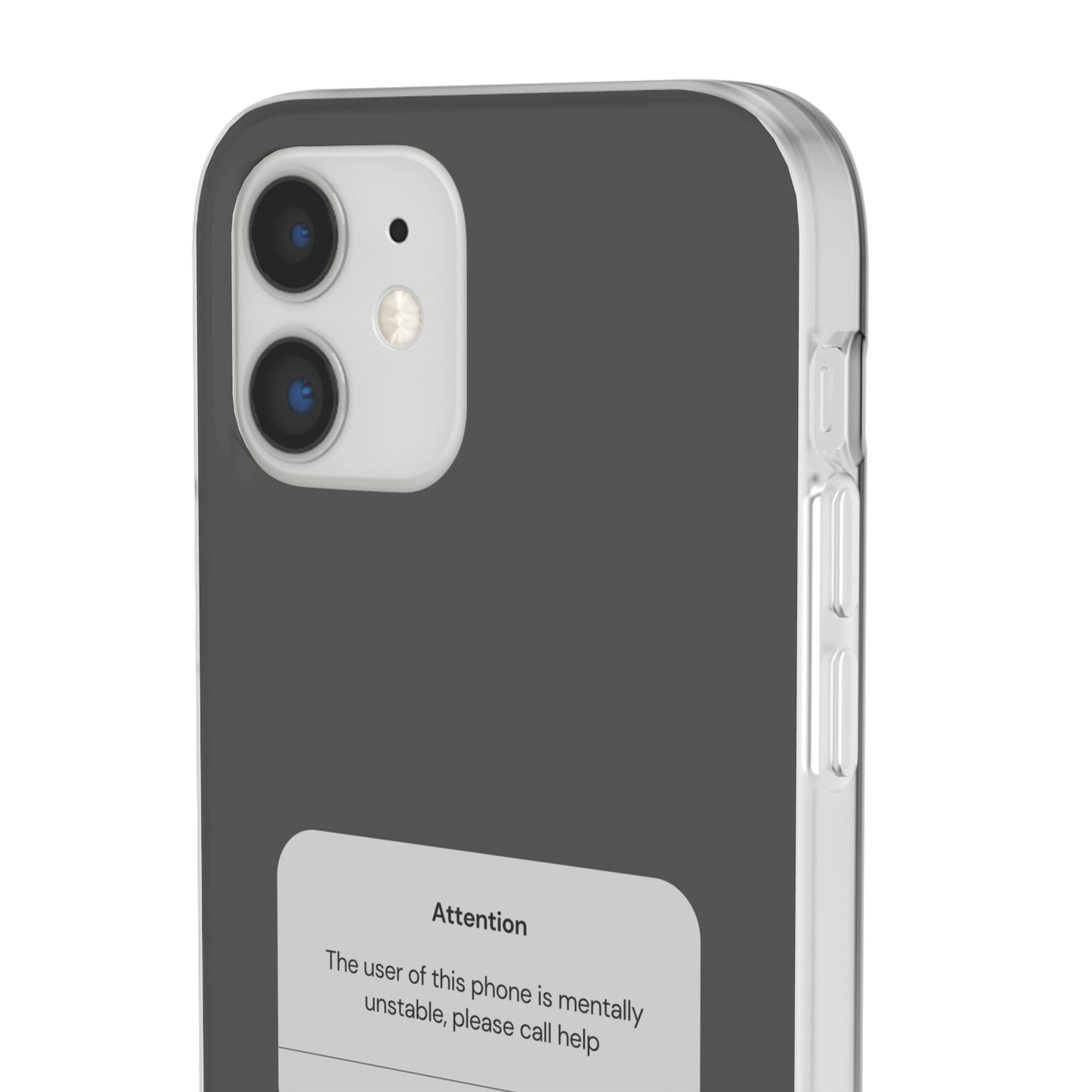 "Attention Notification" High Quality Phone Case