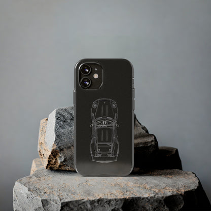 "Car Blueprint" High Quality Phone Case