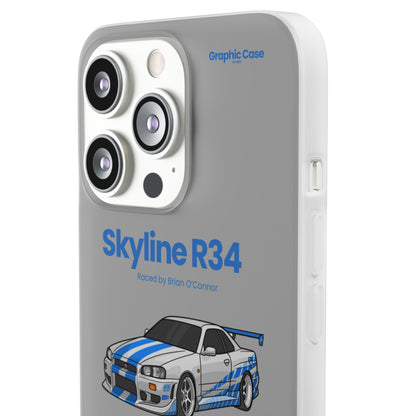 "Skyline R34" High Quality Phone Cases