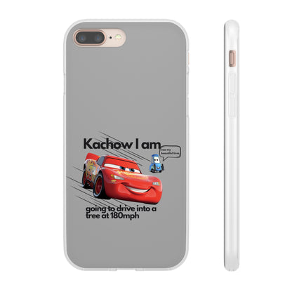 "Kachow into a tree" High Quality Phone Case